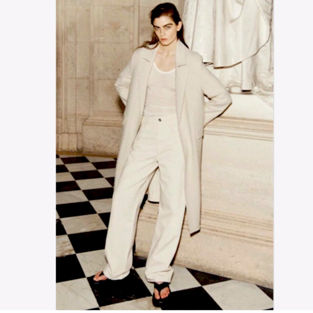 Zara wool blend coat. Beautiful
